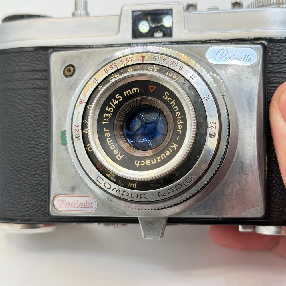 Kodak Retinette 35mm Film Camera Schneider-Kreuznach Reomar 45mm Lens Germany